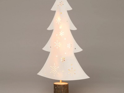 LED Papierbäumchen H 41 cm